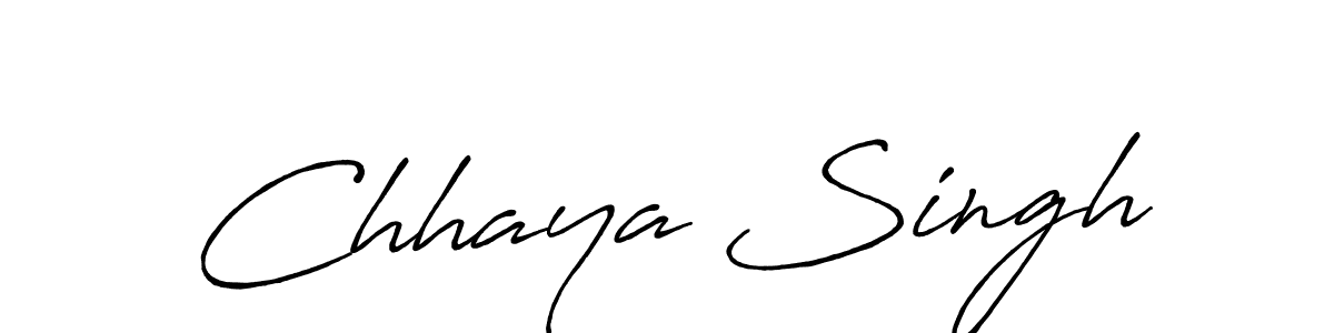 How to make Chhaya Singh signature? Antro_Vectra_Bolder is a professional autograph style. Create handwritten signature for Chhaya Singh name. Chhaya Singh signature style 7 images and pictures png