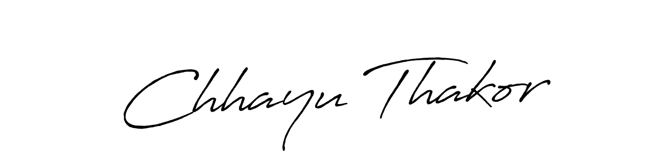You should practise on your own different ways (Antro_Vectra_Bolder) to write your name (Chhayu Thakor) in signature. don't let someone else do it for you. Chhayu Thakor signature style 7 images and pictures png