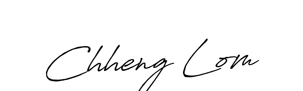 Make a beautiful signature design for name Chheng Lom. With this signature (Antro_Vectra_Bolder) style, you can create a handwritten signature for free. Chheng Lom signature style 7 images and pictures png