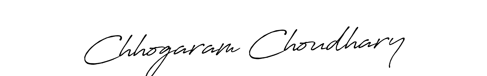 Chhogaram Choudhary stylish signature style. Best Handwritten Sign (Antro_Vectra_Bolder) for my name. Handwritten Signature Collection Ideas for my name Chhogaram Choudhary. Chhogaram Choudhary signature style 7 images and pictures png