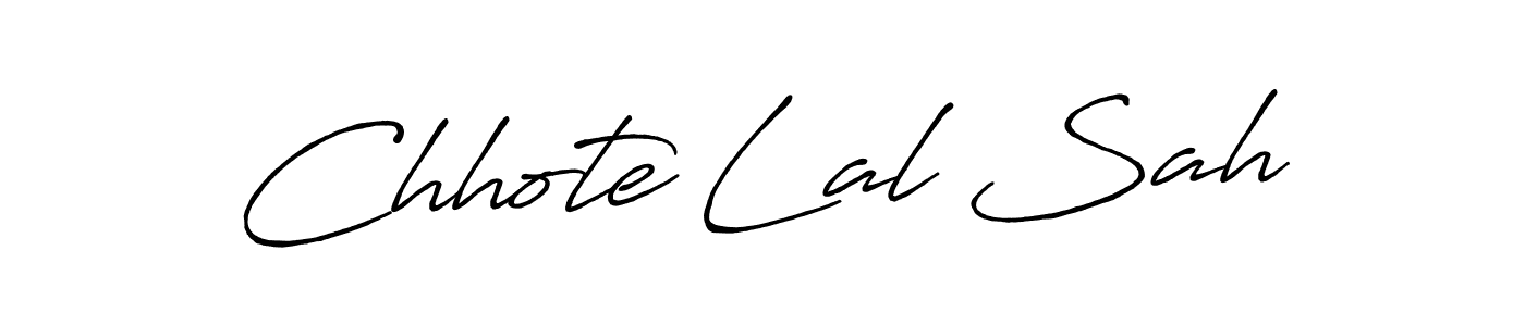 Use a signature maker to create a handwritten signature online. With this signature software, you can design (Antro_Vectra_Bolder) your own signature for name Chhote Lal Sah. Chhote Lal Sah signature style 7 images and pictures png