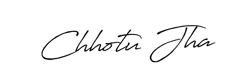 Similarly Antro_Vectra_Bolder is the best handwritten signature design. Signature creator online .You can use it as an online autograph creator for name Chhotu Jha. Chhotu Jha signature style 7 images and pictures png