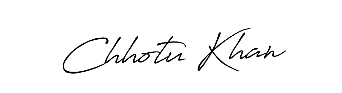 Antro_Vectra_Bolder is a professional signature style that is perfect for those who want to add a touch of class to their signature. It is also a great choice for those who want to make their signature more unique. Get Chhotu Khan name to fancy signature for free. Chhotu Khan signature style 7 images and pictures png