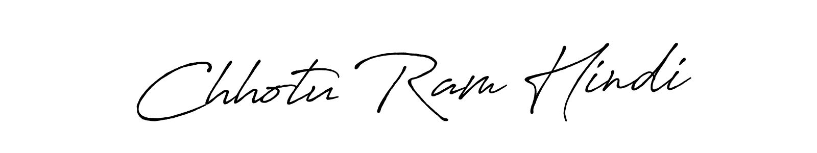 How to make Chhotu Ram Hindi signature? Antro_Vectra_Bolder is a professional autograph style. Create handwritten signature for Chhotu Ram Hindi name. Chhotu Ram Hindi signature style 7 images and pictures png