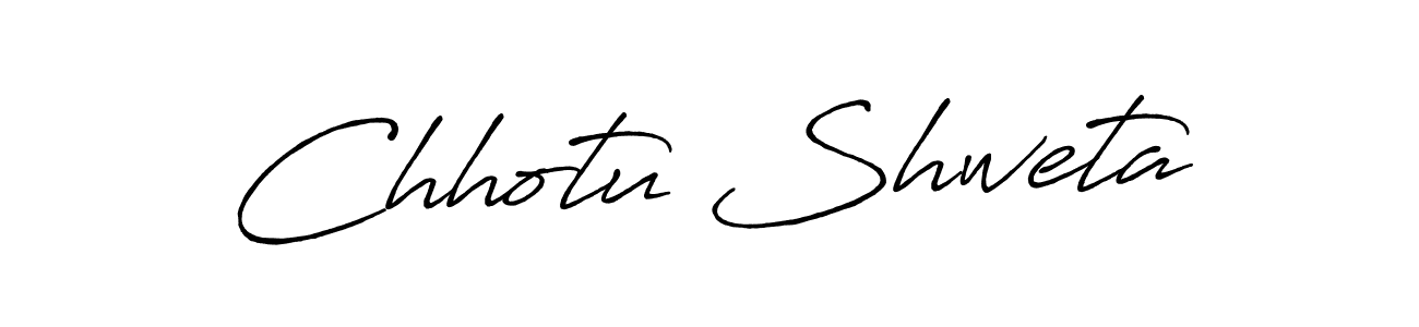 Use a signature maker to create a handwritten signature online. With this signature software, you can design (Antro_Vectra_Bolder) your own signature for name Chhotu Shweta. Chhotu Shweta signature style 7 images and pictures png