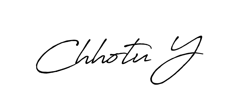 Make a beautiful signature design for name Chhotu Y. Use this online signature maker to create a handwritten signature for free. Chhotu Y signature style 7 images and pictures png