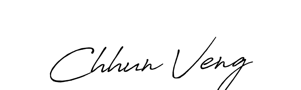 Make a beautiful signature design for name Chhun Veng. Use this online signature maker to create a handwritten signature for free. Chhun Veng signature style 7 images and pictures png