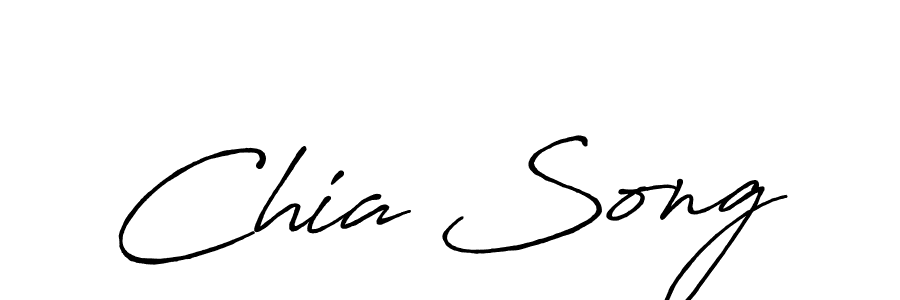 Also we have Chia Song name is the best signature style. Create professional handwritten signature collection using Antro_Vectra_Bolder autograph style. Chia Song signature style 7 images and pictures png