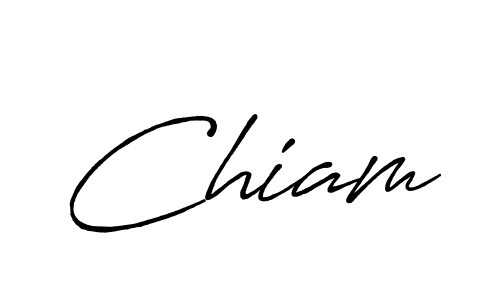 How to make Chiam signature? Antro_Vectra_Bolder is a professional autograph style. Create handwritten signature for Chiam name. Chiam signature style 7 images and pictures png