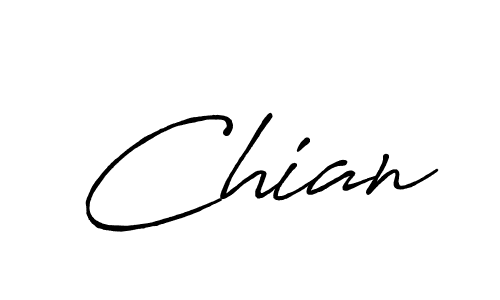 It looks lik you need a new signature style for name Chian. Design unique handwritten (Antro_Vectra_Bolder) signature with our free signature maker in just a few clicks. Chian signature style 7 images and pictures png