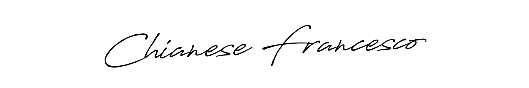 Also we have Chianese Francesco name is the best signature style. Create professional handwritten signature collection using Antro_Vectra_Bolder autograph style. Chianese Francesco signature style 7 images and pictures png