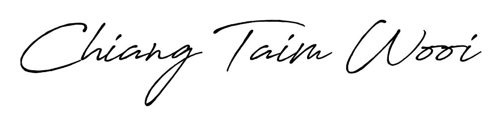 Designed for modern professionals: Chiang Taim Wooi name signature crafted with Antro_Vectra_Bolder script. Ready for digital PDF workflows. Chiang Taim Wooi signature style 7 images and pictures png