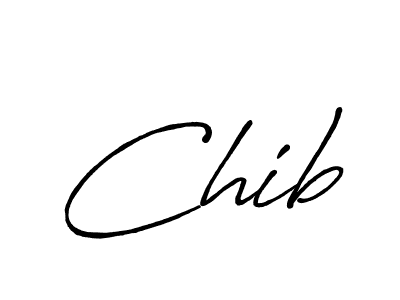 You should practise on your own different ways (Antro_Vectra_Bolder) to write your name (Chib) in signature. don't let someone else do it for you. Chib signature style 7 images and pictures png