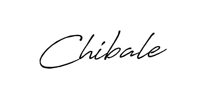 Use a signature maker to create a handwritten signature online. With this signature software, you can design (Antro_Vectra_Bolder) your own signature for name Chibale. Chibale signature style 7 images and pictures png