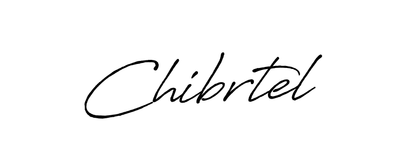 Use a signature maker to create a handwritten signature online. With this signature software, you can design (Antro_Vectra_Bolder) your own signature for name Chibrtel. Chibrtel signature style 7 images and pictures png