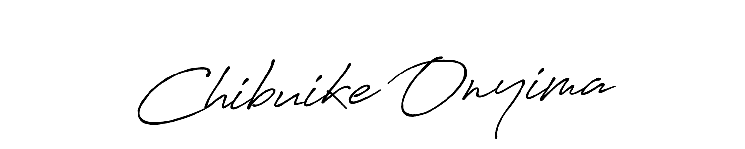 How to make Chibuike Onyima signature? Antro_Vectra_Bolder is a professional autograph style. Create handwritten signature for Chibuike Onyima name. Chibuike Onyima signature style 7 images and pictures png