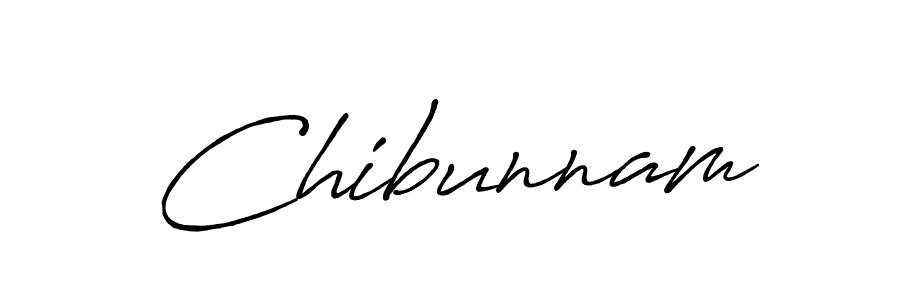 How to make Chibunnam signature? Antro_Vectra_Bolder is a professional autograph style. Create handwritten signature for Chibunnam name. Chibunnam signature style 7 images and pictures png