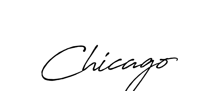 Chicago stylish signature style. Best Handwritten Sign (Antro_Vectra_Bolder) for my name. Handwritten Signature Collection Ideas for my name Chicago. Chicago signature style 7 images and pictures png