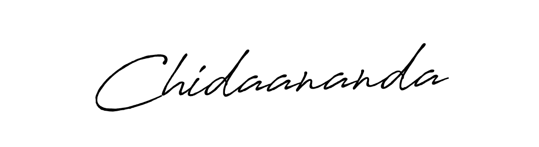 Make a beautiful signature design for name Chidaananda. Use this online signature maker to create a handwritten signature for free. Chidaananda signature style 7 images and pictures png