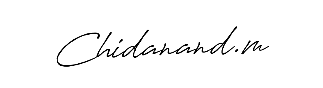 Here are the top 10 professional signature styles for the name Chidanand.m. These are the best autograph styles you can use for your name. Chidanand.m signature style 7 images and pictures png