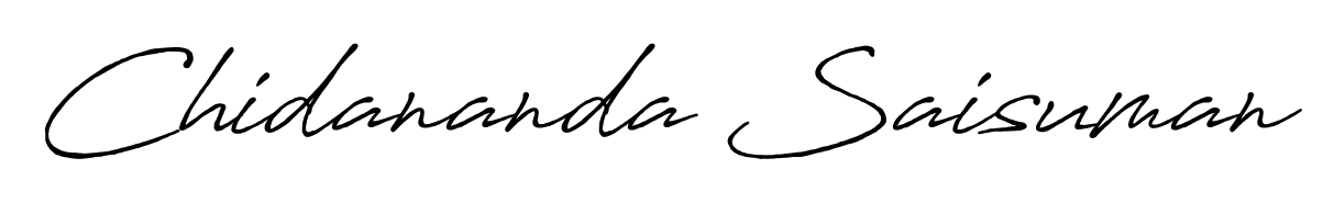 Once you've used our free online signature maker to create your best signature Antro_Vectra_Bolder style, it's time to enjoy signing your documents with Chidananda Saisuman name. Chidananda Saisuman signature style 7 images and pictures png