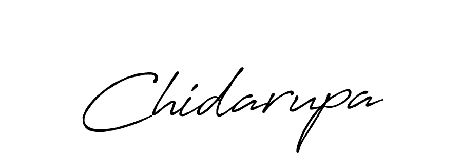 Create a beautiful signature design for name Chidarupa. With this signature (Antro_Vectra_Bolder) fonts, you can make a handwritten signature for free. Chidarupa signature style 7 images and pictures png