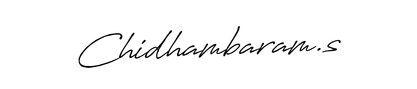 Make a beautiful signature design for name Chidhambaram.s. Use this online signature maker to create a handwritten signature for free. Chidhambaram.s signature style 7 images and pictures png