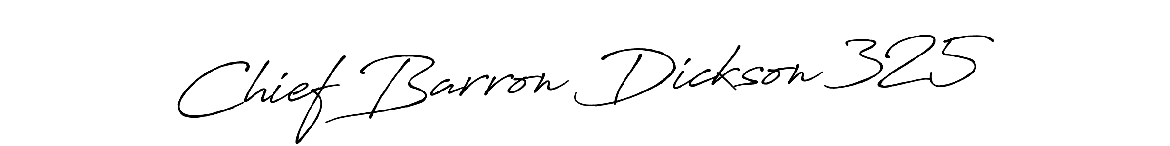 Use a signature maker to create a handwritten signature online. With this signature software, you can design (Antro_Vectra_Bolder) your own signature for name Chief Barron Dickson 325. Chief Barron Dickson 325 signature style 7 images and pictures png