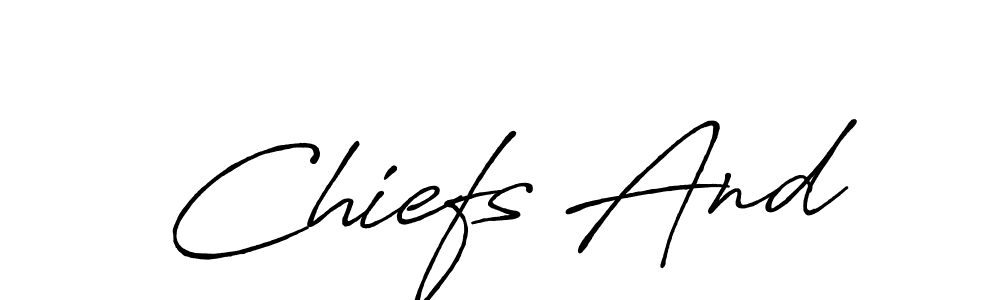 It looks lik you need a new signature style for name Chiefs And. Design unique handwritten (Antro_Vectra_Bolder) signature with our free signature maker in just a few clicks. Chiefs And signature style 7 images and pictures png