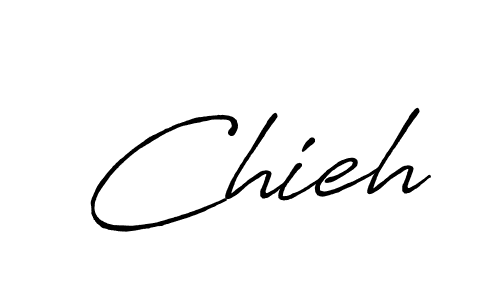 The best way (Antro_Vectra_Bolder) to make a short signature is to pick only two or three words in your name. The name Chieh include a total of six letters. For converting this name. Chieh signature style 7 images and pictures png