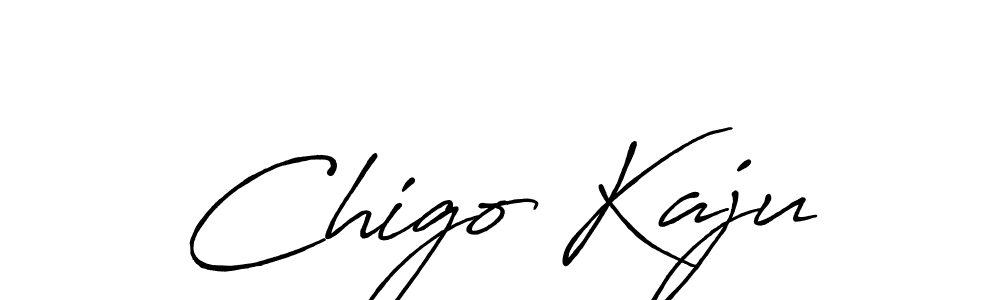 You should practise on your own different ways (Antro_Vectra_Bolder) to write your name (Chigo Kaju) in signature. don't let someone else do it for you. Chigo Kaju signature style 7 images and pictures png