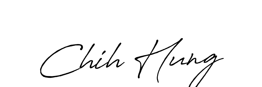 Design your own signature with our free online signature maker. With this signature software, you can create a handwritten (Antro_Vectra_Bolder) signature for name Chih Hung. Chih Hung signature style 7 images and pictures png