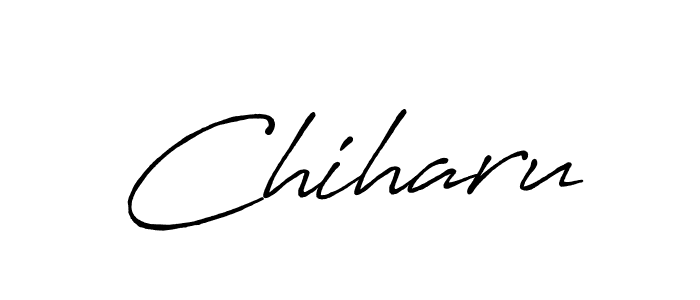 Make a beautiful signature design for name Chiharu. Use this online signature maker to create a handwritten signature for free. Chiharu signature style 7 images and pictures png