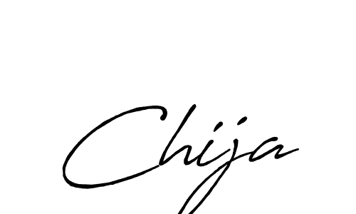 Once you've used our free online signature maker to create your best signature Antro_Vectra_Bolder style, it's time to enjoy all of the benefits that Chija name signing documents. Chija signature style 7 images and pictures png