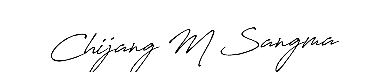 Once you've used our free online signature maker to create your best signature Antro_Vectra_Bolder style, it's time to enjoy all of the benefits that Chijang M Sangma name signing documents. Chijang M Sangma signature style 7 images and pictures png