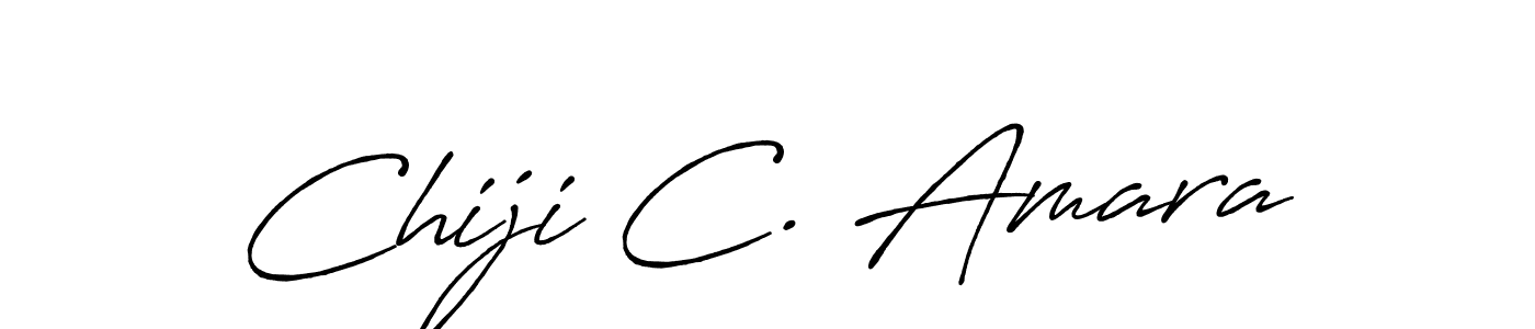Once you've used our free online signature maker to create your best signature Antro_Vectra_Bolder style, it's time to enjoy all of the benefits that Chiji C. Amara name signing documents. Chiji C. Amara signature style 7 images and pictures png