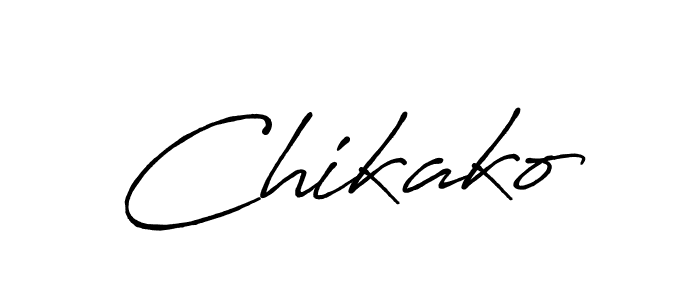 Similarly Antro_Vectra_Bolder is the best handwritten signature design. Signature creator online .You can use it as an online autograph creator for name Chikako. Chikako signature style 7 images and pictures png