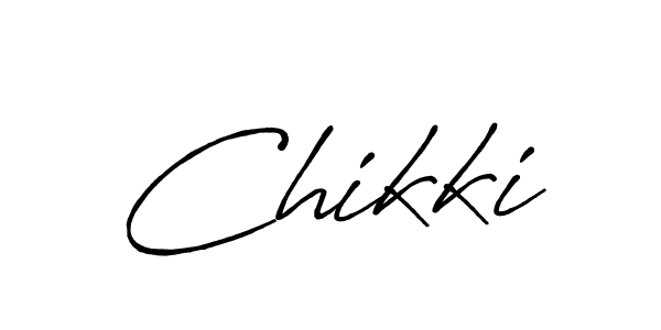 How to make Chikki name signature. Use Antro_Vectra_Bolder style for creating short signs online. This is the latest handwritten sign. Chikki signature style 7 images and pictures png
