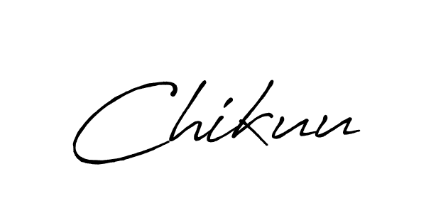 Use a signature maker to create a handwritten signature online. With this signature software, you can design (Antro_Vectra_Bolder) your own signature for name Chikuu. Chikuu signature style 7 images and pictures png