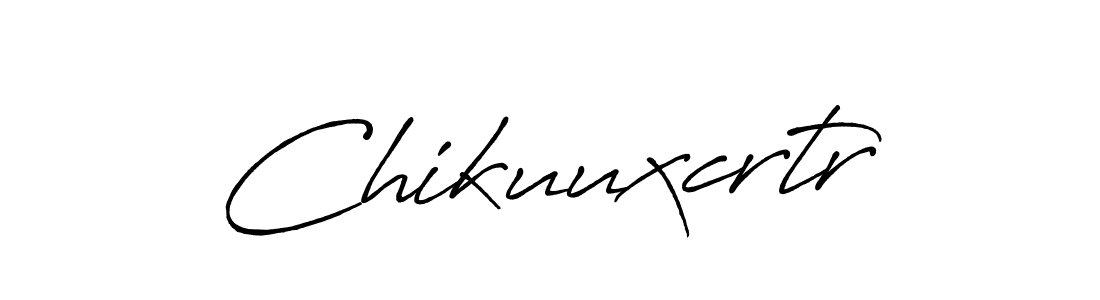 Use a signature maker to create a handwritten signature online. With this signature software, you can design (Antro_Vectra_Bolder) your own signature for name Chikuuxcrtr. Chikuuxcrtr signature style 7 images and pictures png