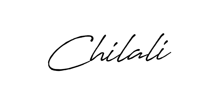 Similarly Antro_Vectra_Bolder is the best handwritten signature design. Signature creator online .You can use it as an online autograph creator for name Chilali. Chilali signature style 7 images and pictures png