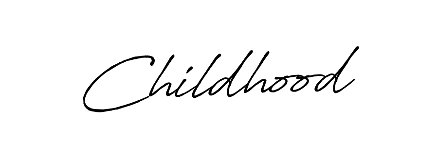 The best way (Antro_Vectra_Bolder) to make a short signature is to pick only two or three words in your name. The name Childhood include a total of six letters. For converting this name. Childhood signature style 7 images and pictures png