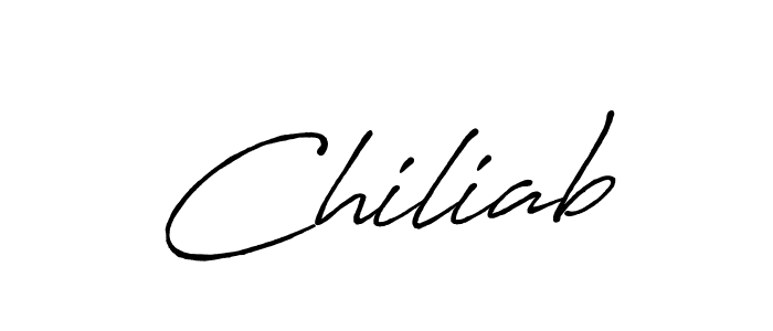 Similarly Antro_Vectra_Bolder is the best handwritten signature design. Signature creator online .You can use it as an online autograph creator for name Chiliab. Chiliab signature style 7 images and pictures png