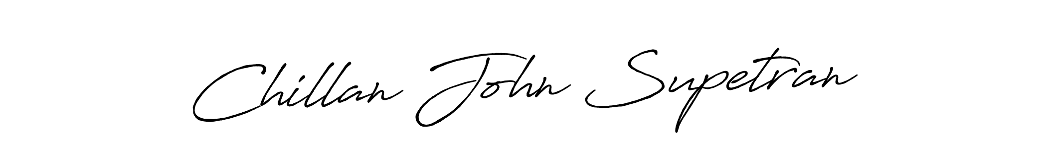 Antro_Vectra_Bolder is a professional signature style that is perfect for those who want to add a touch of class to their signature. It is also a great choice for those who want to make their signature more unique. Get Chillan John Supetran name to fancy signature for free. Chillan John Supetran signature style 7 images and pictures png