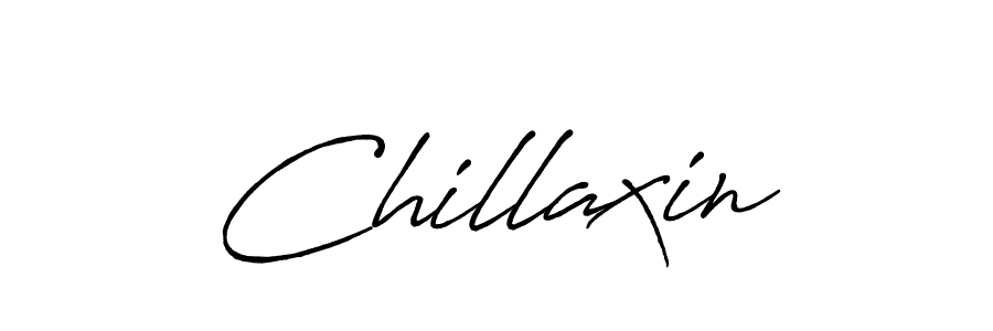 Chillaxin stylish signature style. Best Handwritten Sign (Antro_Vectra_Bolder) for my name. Handwritten Signature Collection Ideas for my name Chillaxin. Chillaxin signature style 7 images and pictures png