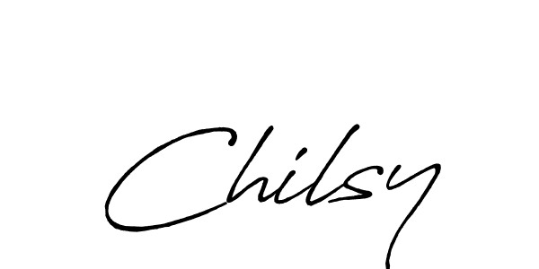 Create a beautiful signature design for name Chilsy. With this signature (Antro_Vectra_Bolder) fonts, you can make a handwritten signature for free. Chilsy signature style 7 images and pictures png