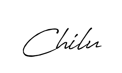 It looks lik you need a new signature style for name Chilu. Design unique handwritten (Antro_Vectra_Bolder) signature with our free signature maker in just a few clicks. Chilu signature style 7 images and pictures png