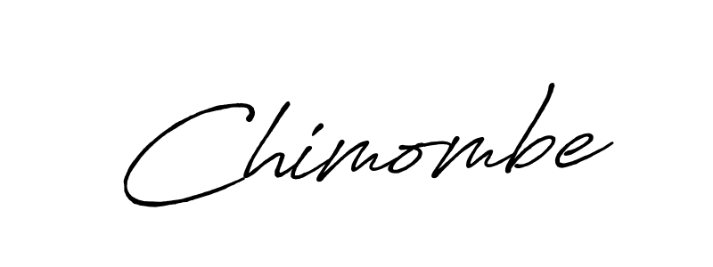 How to make Chimombe signature? Antro_Vectra_Bolder is a professional autograph style. Create handwritten signature for Chimombe name. Chimombe signature style 7 images and pictures png