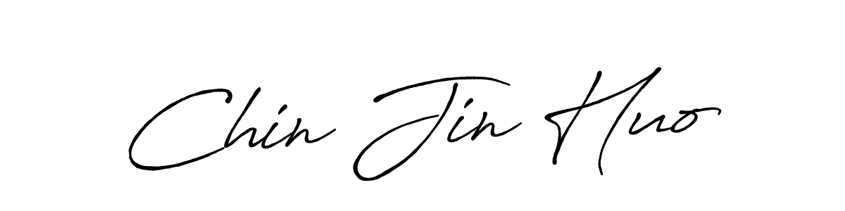 Similarly Antro_Vectra_Bolder is the best handwritten signature design. Signature creator online .You can use it as an online autograph creator for name Chin Jin Huo. Chin Jin Huo signature style 7 images and pictures png