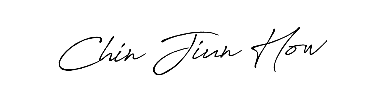 Also we have Chin Jiun How name is the best signature style. Create professional handwritten signature collection using Antro_Vectra_Bolder autograph style. Chin Jiun How signature style 7 images and pictures png